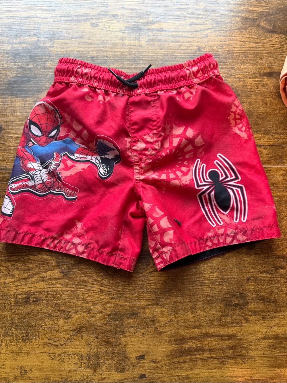 Marvel Red Spider-Man Boys Swim Trunks